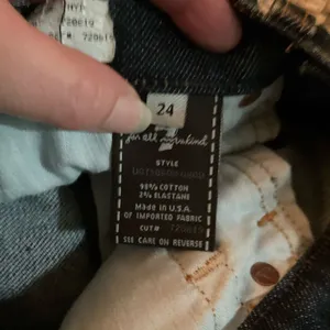 7 for All Mankind Low Rise Boot Cut Jeans 24 X 32 thumbnail 12