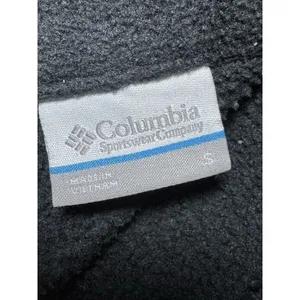 Columbia Sweater Women's Size S Full Zip Black Fleece Jacket Mock Neck Outdoor thumbnail 4