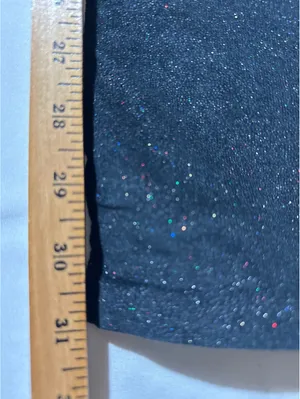Arizona Jean Co. Hipster Sparkly Black Flared Pants Size 11 thumbnail 3