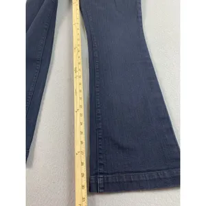 GAP Jeans Womens 30x31 Black Long and Lean Flare Boot Tag Size 6A thumbnail 5