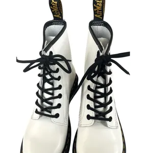 Like New Dr. Martens 1460 Smooth Leather Lace-Up Boots White Size 7 Retail $170 thumbnail 9