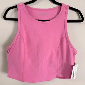 Beyond Yoga Spacedye Motivation Cropped Tank Pink SD4640 Womens Large NEW thumbnail 1
