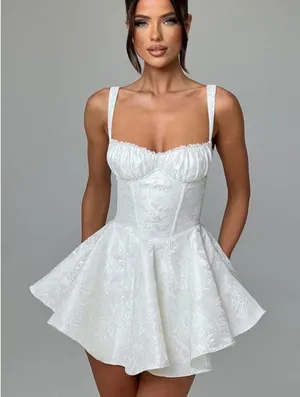 BABYBOO Emelie Playsuit in Ivory XS thumbnail 5
