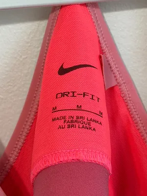 Nike Women's Dri-FIT Indy Padded V-Neck Sports Bra Size Large Pink thumbnail 3