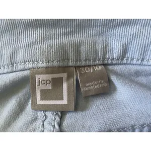 JCP women’s corduroy pants light blue stretch cotton blend size 10 30x30 thumbnail 2