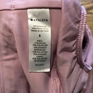 Athleta Run With It Textured Shorts Pink thumbnail 8