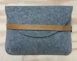 NWT HEARTH & HAND | Hearth & Hand with‎ Magnolia Clutch Heather Gray thumbnail 1