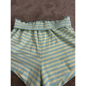 Daily Drills Women’s Malibu + Lemonade Striped Long Sleeve Top & Shorts Set M thumbnail 12