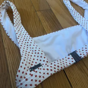 Billabong white red polka dot bikini swim suit set thumbnail 4