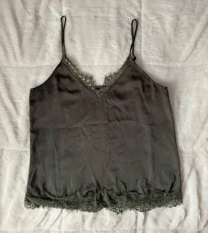 Satin Lace Tank Top thumbnail 2