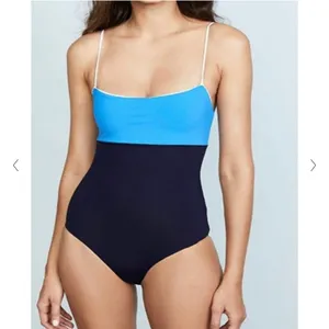 Tavik Scarlett Colorblock One-Piece Swimsuit Blue UPF50 Small thumbnail 2