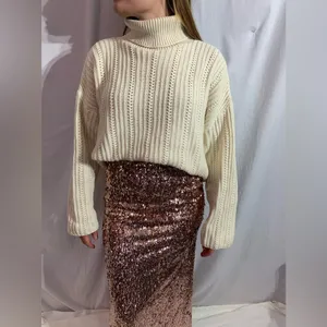 Pink sequence skirt small thumbnail 2