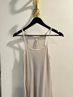 SKIMS Cotton Rib Maxi Dress in Stone Size Small thumbnail 5