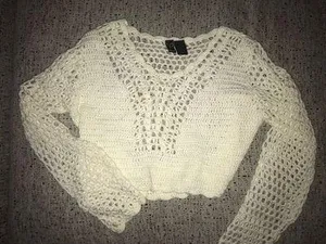Windsor Crochet Crop Top/Cover Up thumbnail 1