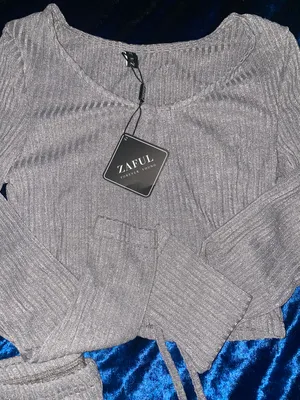 Zaful Grey 2 Piece Set thumbnail 2