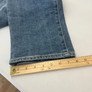 Old Navy High Waisted OG Loose Jeans Womens‎ 2 Blue Denim Whiskered Mid Rise thumbnail 12