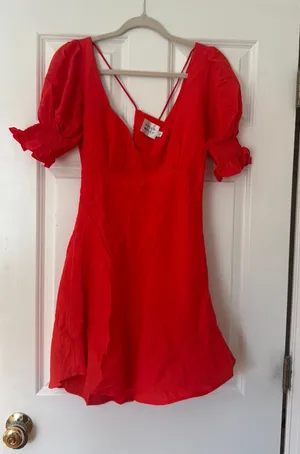 Hello Molly Mini Dress Red thumbnail 1