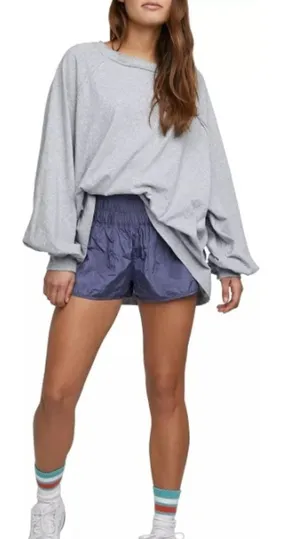 Free People Movement Way Home athletic purple shorts size small thumbnail 1