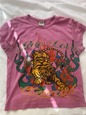 Urban Outfitters Pink Tiger Shirt thumbnail 1