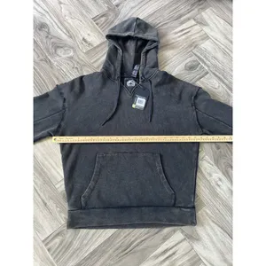 ALPHALETE Women’s Terry Oversized Hoodie- Onyx, Size Medium thumbnail 4