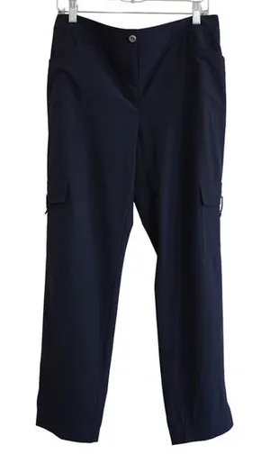 Zenergy Chicos‎ Medium Navy Blue Lightweight Cargo Pants Regular Stretch Casual thumbnail 1