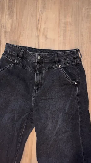 American Eagle Black Denim Jeans Stretch thumbnail 3