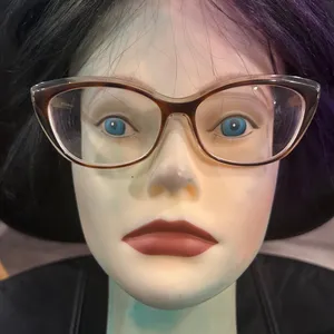 Jimmy Choo Brown Cat-Eye Glasses thumbnail 2