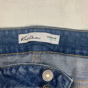 Kancan women's size 32 flare split leg jeans denim xl maurices thumbnail 4