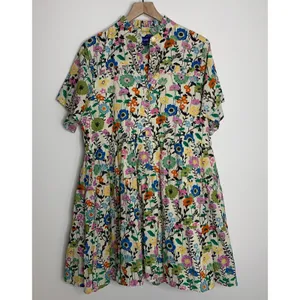 Ro's Garden Vibeka Ruffle Mini Dress Womens Medium thumbnail 3
