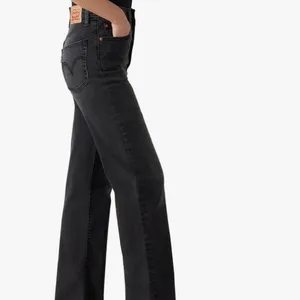 Levi’s Ribcage Straight Jeans Black size 26 thumbnail 2