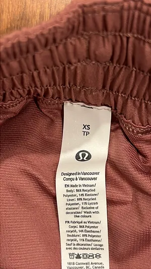 Lululemon Shake it out high rise run short  thumbnail 4