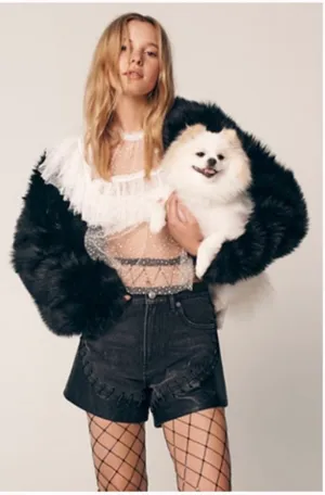 Free People✨ Chloe Mesh Long Sleeve Blouse thumbnail 2