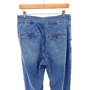 Anthropologie Pilcro Barrel Balloon Leg Jeans Blue Pleated Relaxed Fit Womens 30 thumbnail 4