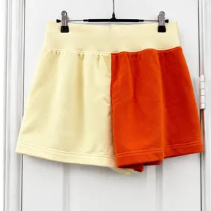 Nike WNBA All-Star Game 2023 Fleece Shorts Split Color Orange Cream Small thumbnail 4