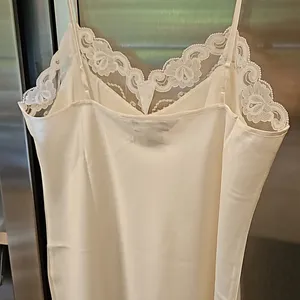 💕TRINA TURK💕 Liz Silk Blend Mini Slip Dress ~ White Medium M NWT thumbnail 4