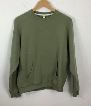 P'Tula The Crewneck Sweatshirt Size Small Green thumbnail 1