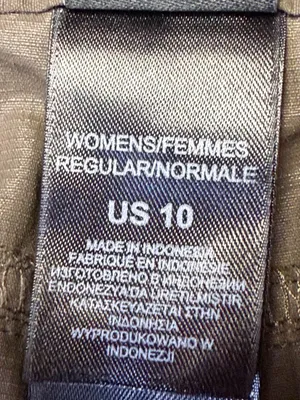The North Face Horizon II Capri Pants Womens 10 Green Brown Hiking Camping thumbnail 8