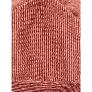 NWT Abercrombie & Fitch Brown Rib Knit Sweater Crop Top Cropped Tank Top Size XS thumbnail 5