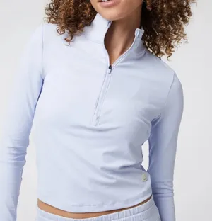 Vuori Studio Half Zip in Peri thumbnail 9