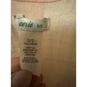 Aerie Women's Lightweight Neutral Colored with Fringe OS‎ Shrug 100% Cotton thumbnail 7
