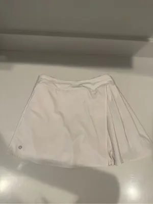 LULULEMON Asymmetrical Pleated Tennis Skirt Skort White Size 4 thumbnail 8