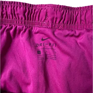 Nike Dri-FIT Fuchsia Burgundy Running Shorts L 3" Athleisure thumbnail 5