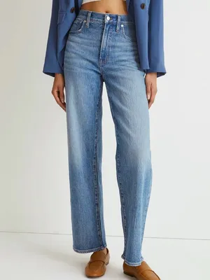 Madewell The Perfect Vintage Wide-Leg Jean Light Wash Size 23 thumbnail 2