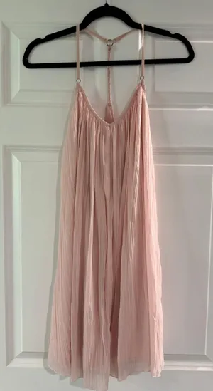Abercrombie Pink Chiffon Mini Dress thumbnail 1