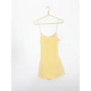 Revolve NBD Butter Yellow Cut Out Back Mini Dress Size Small Preppy Casual Chic thumbnail 4