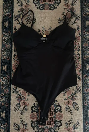 Abercrombie Bra-Free Hardware Cutout Bodysuit thumbnail 1