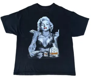 Vintage Marilyn Monroe Black Hustle Graphic T-shirt thumbnail 1