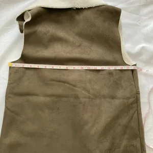 Susina NWT Open Front Vest Faux Shearling &‎ Suede Small thumbnail 11