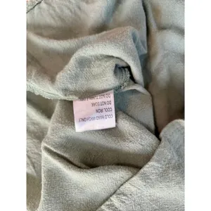 Women's Princess Polly Sage Green Mini Dress US 0 Backless Linen Blend thumbnail 5