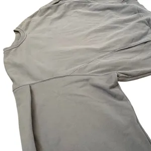 Popflex Brunch Sweatshirt Sweater Womens 1X -‎ 3X Grey Oversized Fleece Pullover thumbnail 3